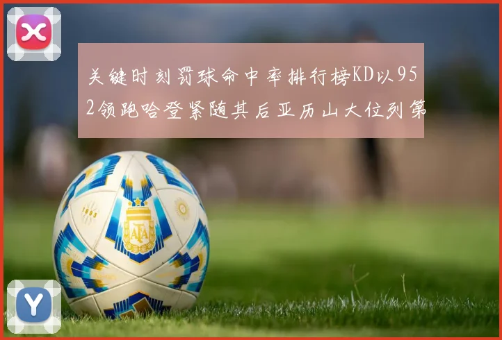 关键时刻罚球命中率排行榜KD以952领跑哈登紧随其后亚历山大位列第六